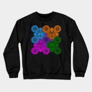 deadly smile, mexican death ecopop Crewneck Sweatshirt